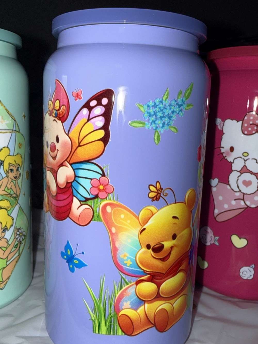 Disney Winnie the Pooh Lavender Character Storage Jar